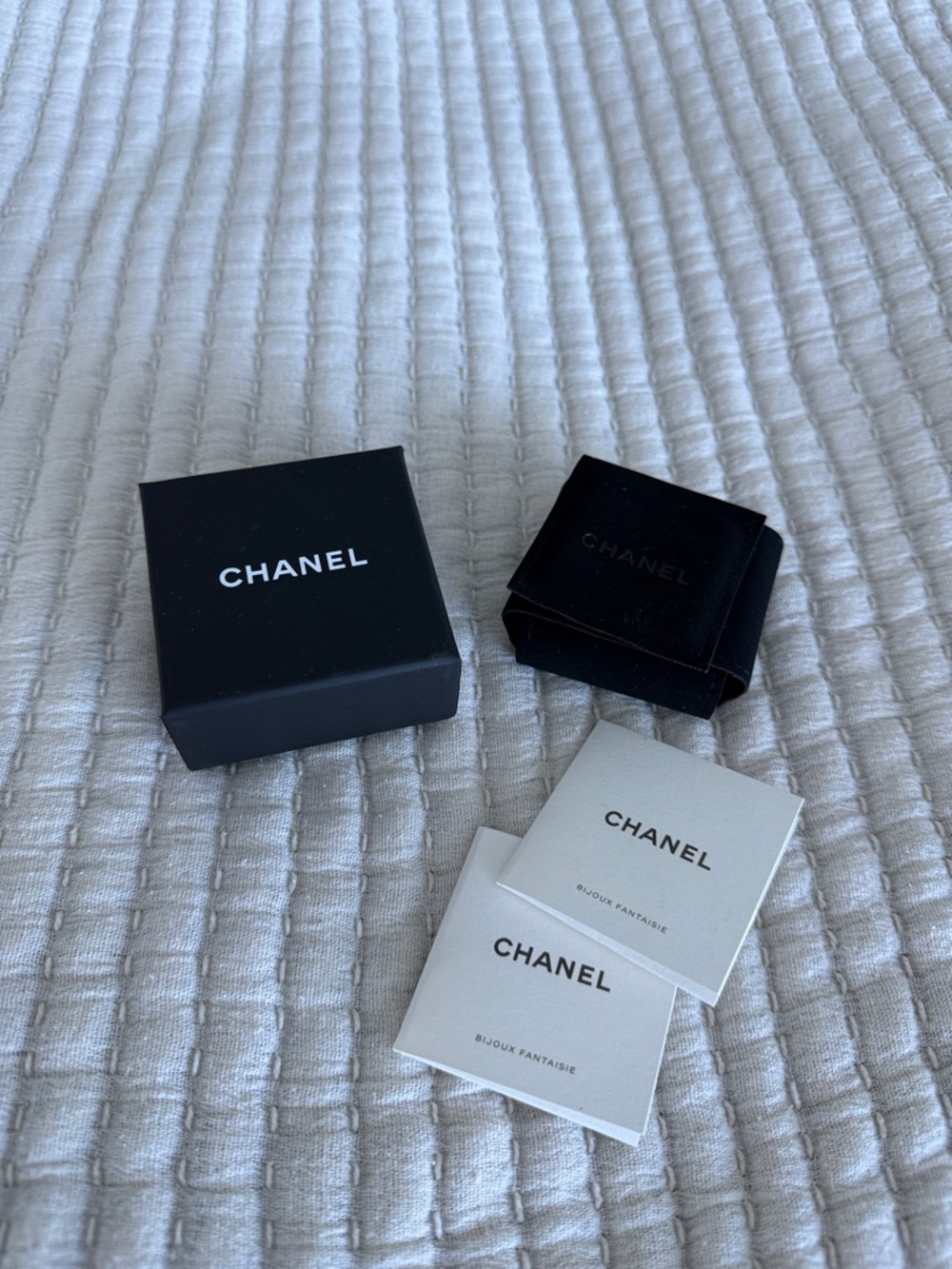 Chanel earrings box